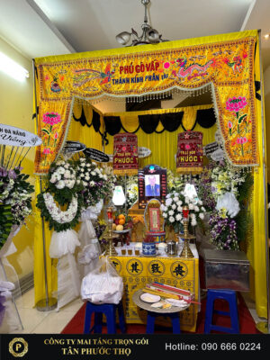 dịch vụ mai táng trọn gói dịch vụ tang lễ trọn gói giá dịch vụ mai táng trọn gói quan tài hỏa táng trung trang trí chữ Phúc