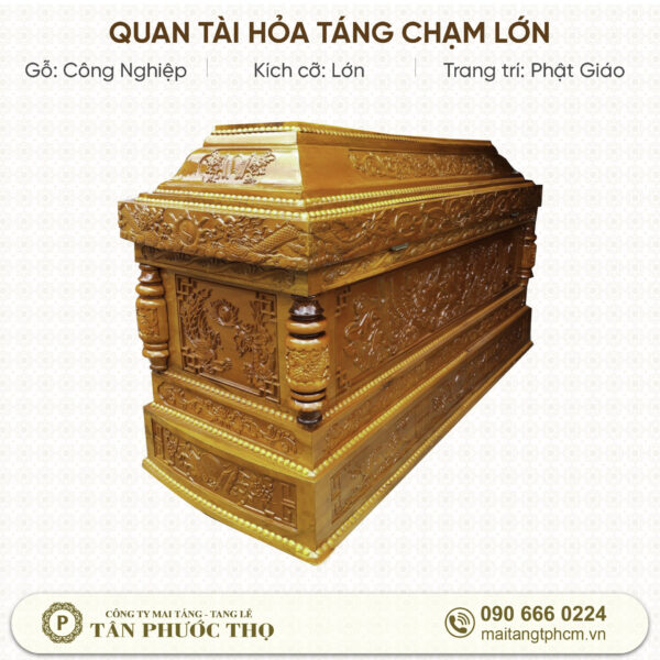 Quan Tài Hỏa Táng Chạm Lớn