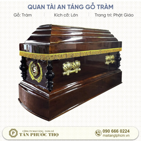 Quan Tài Địa Táng gỗ Tràm