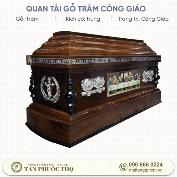 Quan Tài Địa Táng gỗ Tràm Công Giáo