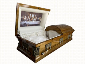 Quan tài nhập khẩu công giáo nâu