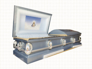 Quan tài nhập khẩu công giáo xanh