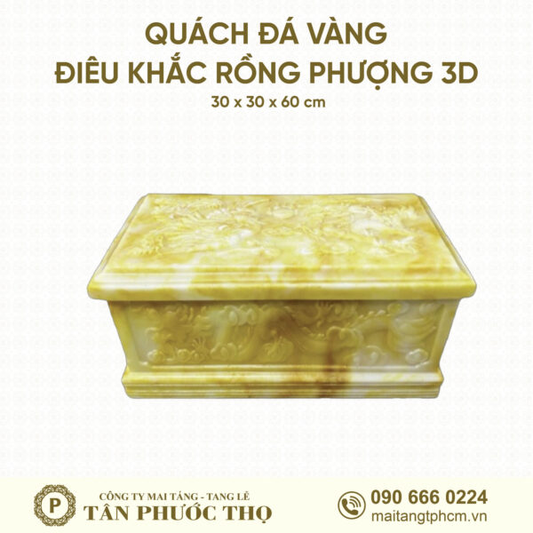 Quách Cao Cấp Đá Onyx vàng