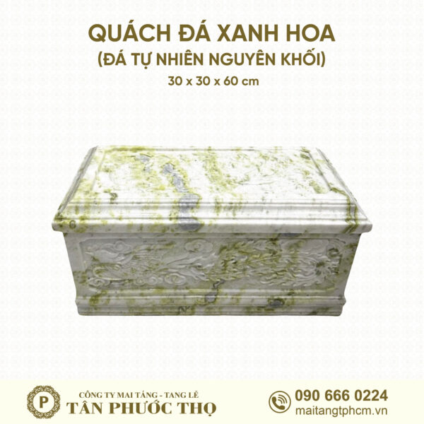 Quách Cao Cấp Đá Hoa Xanh